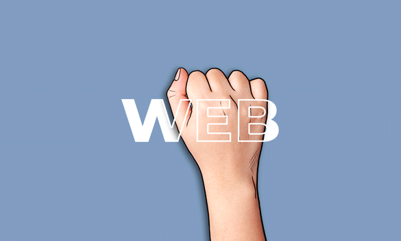 Web Hand Animation
