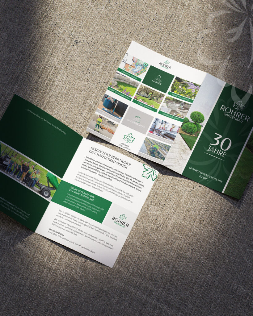 Rohrer Gartenbau Mailing