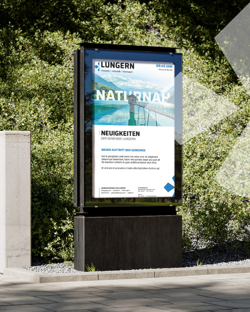 Gemeinde Lungern Screenwerbung